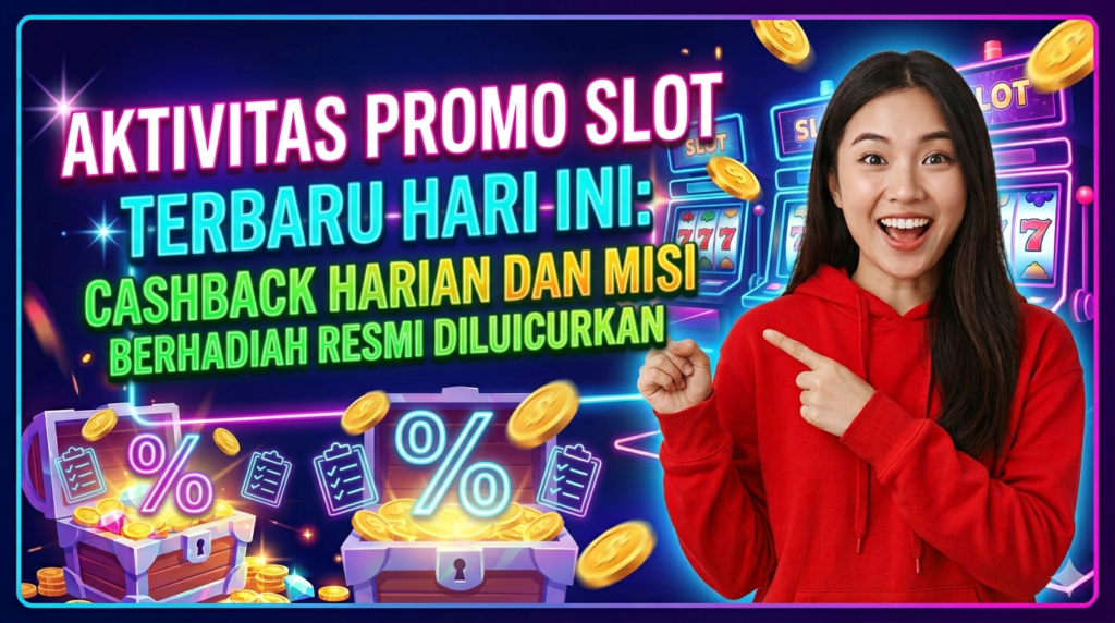 Aktivitas Promo Slot Terbaru: Cashback Harian dan Misi Berhadiah Resmi Diluncurkan